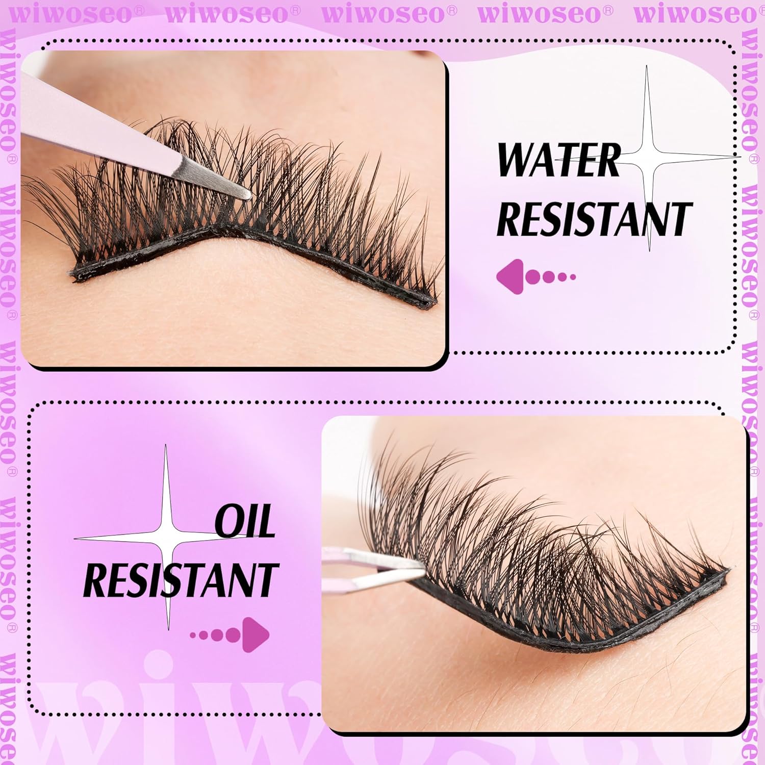 Pingdu Sparkling Eyelash® өздігінен жабысатын үлпілдек кірпіктермен тамаша көрініс алыңыз