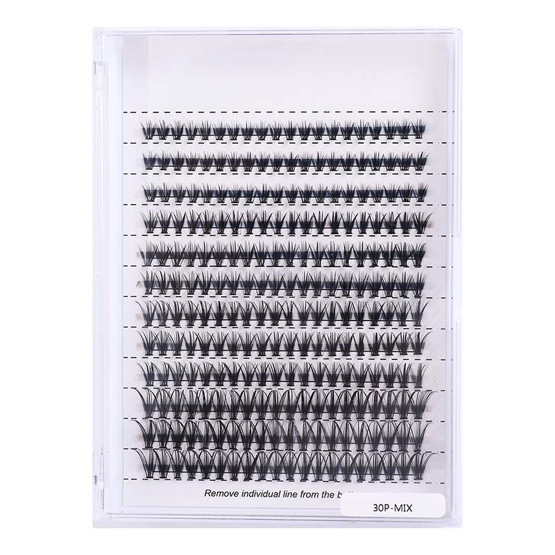 30D Curl 9-16 Аралас ұзындықтағы кірпік шоғырлары