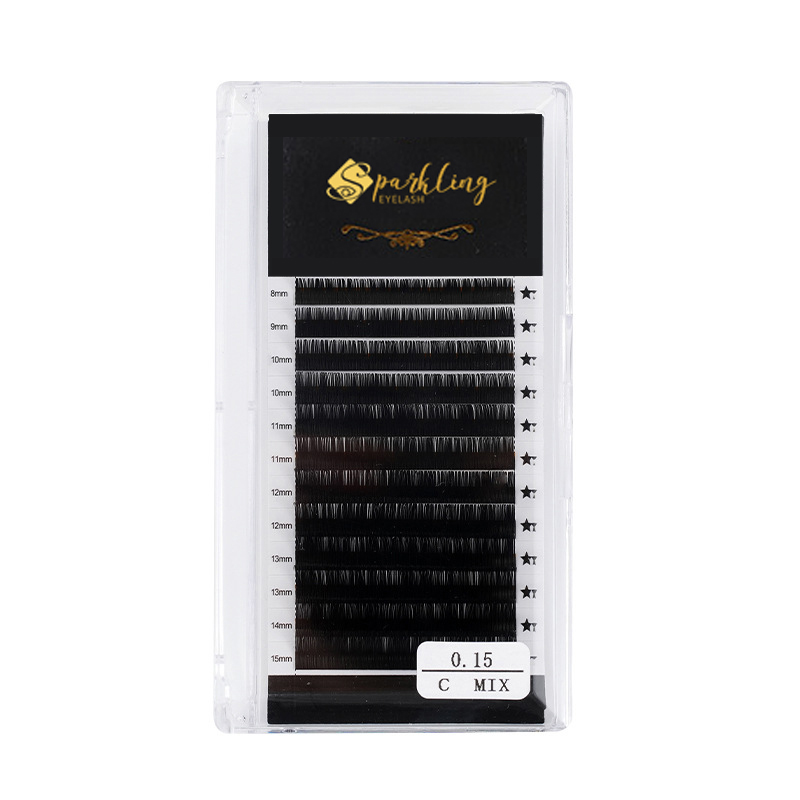 Blooming Volume Lash Extensions 0,05D Mix-8-15мм