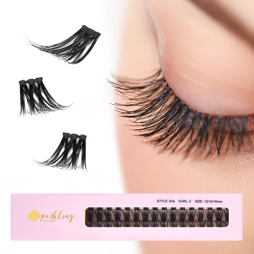 DIY кірпік ұзарту D Curl ұзын жеке кірпіктерді