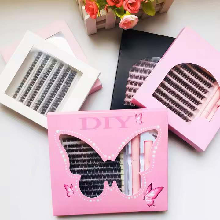 DIY LASH кеңейту жинағы Үйдегі кәсіби нәтижелер